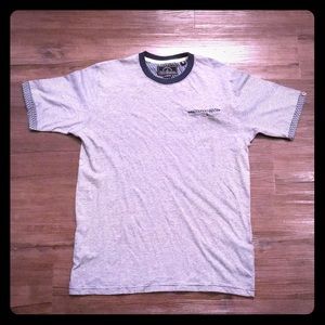 Navy & White Striped Tee